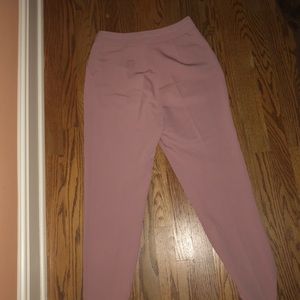 Pink Tailored Pants